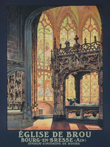 Affiche Église de Brou von PATRIMOINE