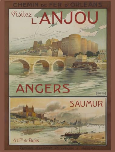 Affiche du Château d'Angers en Anjou Affiche du Château d'Angers en Anjou von PATRIMOINE