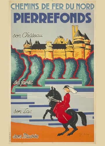 Affiche du Château de Pierrefonds von PATRIMOINE