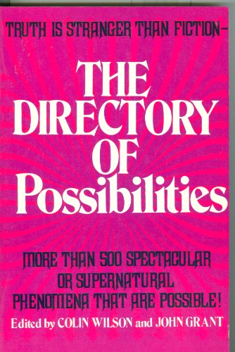 THE DIRECTORY OF POSSIBILITIES THE DIRECTORY OF POSSIBILITIES