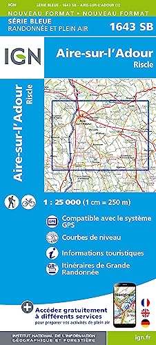 1643SB Airesue-l'Adour. Riscle (Série Bleue, Band 1643) 1643SB Airesue-l'Adour. Riscle (Série Bleue, Band 1643)