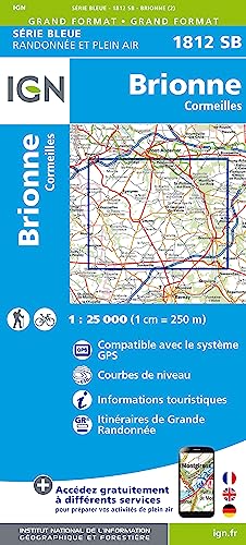 1812SB Brionne Cormeille (Série Bleue, Band 1812) von IGN-Frankreich