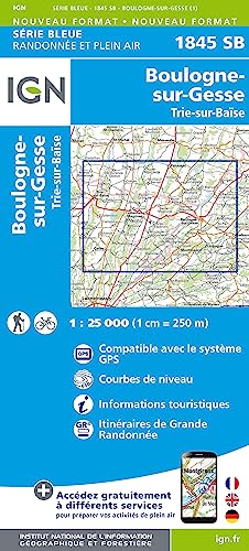 1845SB Boulogne sur-Gesse. Trie-sur-Baïse (Série Bleue, Band 1845) 1845SB Boulogne sur-Gesse. Trie-sur-Baïse (Série Bleue, Band 1845)