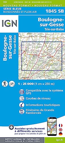 1845SB Boulogne sur-Gesse. Trie-sur-Baïse (Série Bleue, Band 1845)