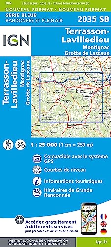 2035SB Terrasson-Lavilledieu-Montignac.Grotte de Lascaux (Série Bleue, Band 2035)