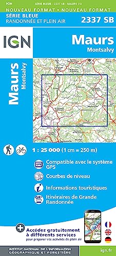 2337SB Montsalvy (Série Bleue) von IGN Frankreich