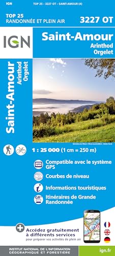 3227OT Saint-Amour -Arinthold Orgelet (TOP 25) von IGN-Frankreich
