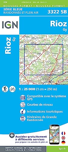 3322SB Rioz.Gy (Série Bleue, Band 3322) von IGN Frankreich