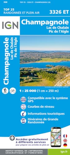 Champagnole / Lac de Chalain / Pic de l'Aigle (3326ET) (TOP 25)