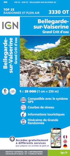 Bellegarde-Sur-Valserine / Grand Crêt d'Eau (3330OT) (TOP 25) von Institut Geographique National