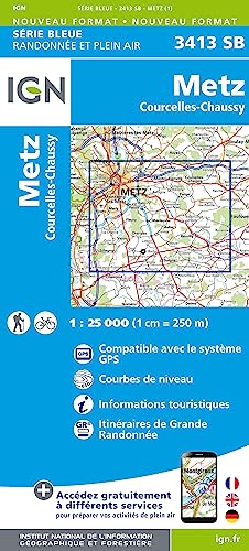 3413SB Metz Courcelles-Chaussy (Série Bleue, Band 3413)