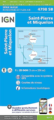 4798SB Saint-Pierre et Miquelon (TOP 25, Band 4798) von IGN Frankreich