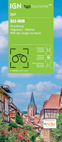 67 Bas Rhin Strasbourg: 1:100000 (TOP 100)