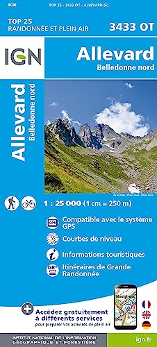 3433OT Allevard Belledon Nord (TOP 25) 3433OT Allevard Belledon Nord (TOP 25) von IGN-Frankreich