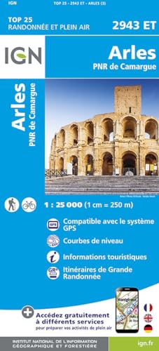 Arles / PNR de Camargue (2943ET) (TOP 25) von Institut Geographique National