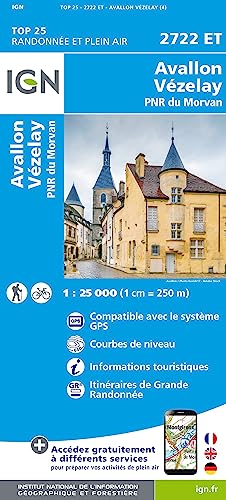 Avallon Vezelay 1:25 000 (TOP 25)