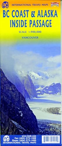 BC Coast & Alaska Passage: ITM Travel Reference Map 1:900000 BC Coast & Alaska Passage: ITM Travel Reference Map 1:900000