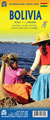 Bolivia 1:1 400 000: Central La Paz, Potosi, Santa Cruz de la Sierra. Touristische Karte Bolivien Bolivia 1:1 400 000: Central La Paz, Potosi, Santa Cruz de la Sierra. Touristische Karte Bolivien