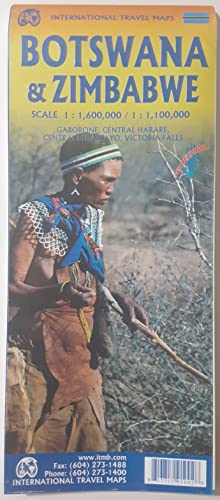 Botswana / Zimbabwe 1:1500000: ITM Travel Reference Map 1:1500000 Botswana / Zimbabwe 1:1500000: ITM Travel Reference Map 1:1500000