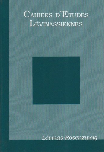 Cahiers d'études lévinassiennes n°8: Lévinas-Rosenzweig (8)