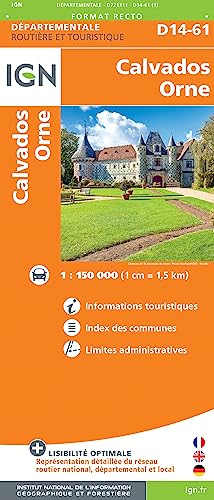 Calvados - Orne (721311) (Routier France départementale, Band 721311)