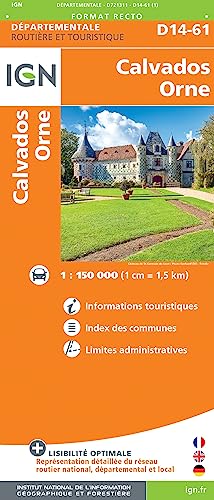 Calvados - Orne (721311) (Routier France départementale, Band 721311) Calvados - Orne (721311) (Routier France départementale, Band 721311) von Institut Geographique National