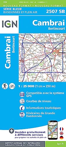 2507SB Cambrai.Bertincourt (Série Bleue, Band 2507)