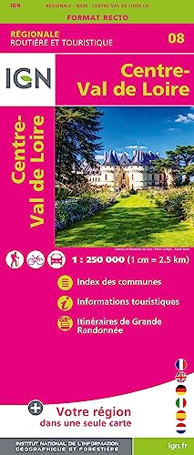 Centre-Val de Loire 1:250 000: 1:250000