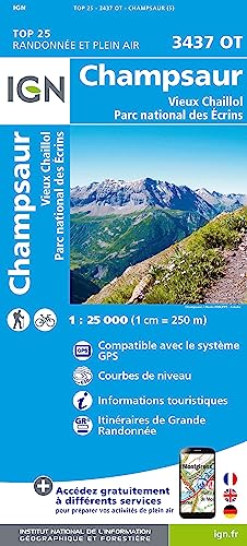 3437OT Champsaur Vieux Chaillol Parc National des Ecrins (TOP 25) 3437OT Champsaur Vieux Chaillol Parc National des Ecrins (TOP 25) von IGN Frankreich