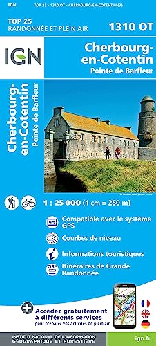 1310OT Cherbourg-En-Cotentin.Pointe De Barfleur (TOP 25) von IGN Frankreich