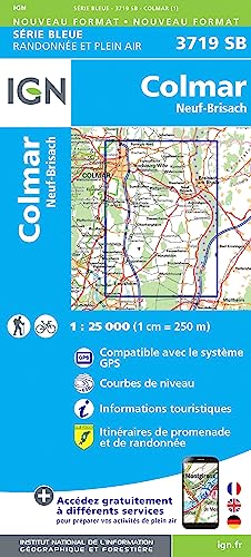 Colmar 1:25 000 (Série Bleue, Band 3719)
