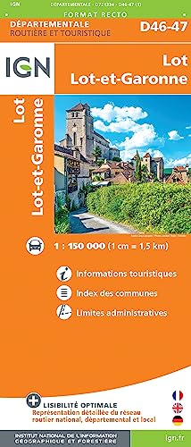 Lot - Lot-et-Garonne (721334) (Routier France départementale, Band 721334)