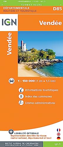 Vendée (721351) (Routier France départementale, Band 721351) Vendée (721351) (Routier France départementale, Band 721351) von Institut Geographique National