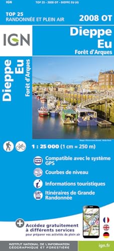Dieppe / Eu / Forêt d'Arques (2008OT) (TOP 25) von Institut Geographique National