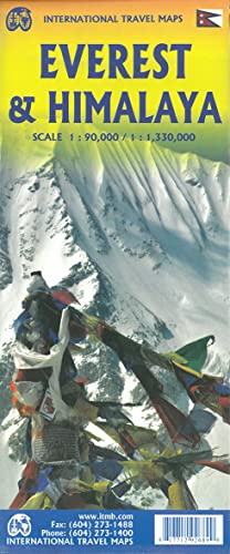 Everest and Himalaya 1:90 000: ITM Map Everest and Himalaya 1:90 000: ITM Map