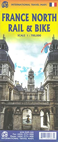 France North Rail & Bike: Travel Reference Map