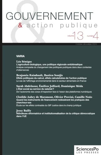 Gouvernement et action publique T13-4 Gouvernement et action publique T13-4 von SCIENCES PO