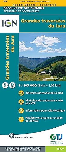 Grandes Traversées du Jura (Découverte des chemins, Band 89026)