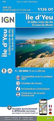 1126OT Île d'Yeu - Saint-Gilles-Croix-de-Vie - Saint-Jean-de-Monts - Marais Breton (TOP 25) 1126OT Île d'Yeu - Saint-Gilles-Croix-de-Vie - Saint-Jean-de-Monts - Marais Breton (TOP 25)