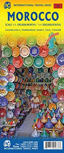 International Travel Map ITM Marocco: ITM Touristische Karte International Travel Map ITM Marocco: ITM Touristische Karte von International Travel Maps