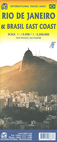 International Travel Map ITM Rio de Janeiro & Brasil von International Travel Maps