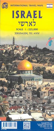 Israel & Palestine 1:224 000 von International Travel Maps