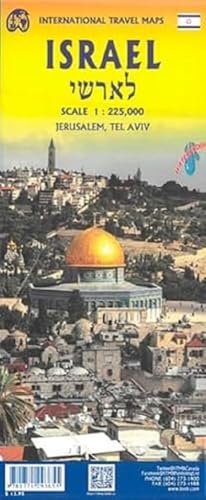 Israel & Palestine 1:224 000 von International Travel Maps