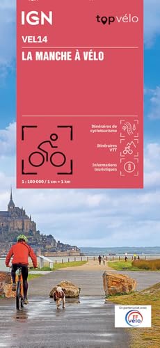La Manche à Vélo: 1:110000 (Découverte à vélo) von IGN Frankreich