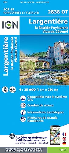 2838OT Largentière.la Bastide-Puylaurent Vivarais Cévenol (TOP 25)