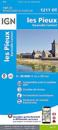 Les Pieux - Barneville-Carteret 1:25 000 (TOP 25)