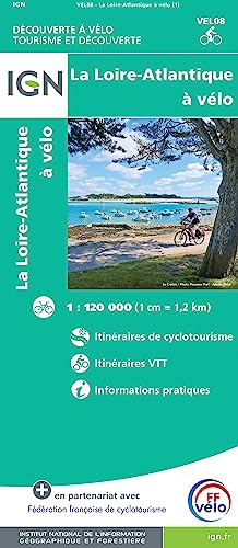 Loire Atlantique à Velo: 1:100000 (Découverte à vélo)
