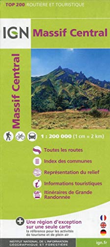 Massif Central 1:200 000 (TOP 200, Band 200204)