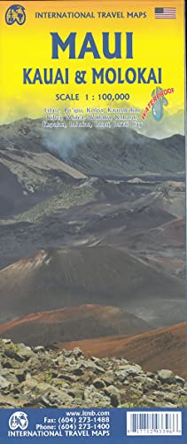 Maui,Kauai & Molokai: ITM Travel Reference Map Maui,Kauai & Molokai: ITM Travel Reference Map