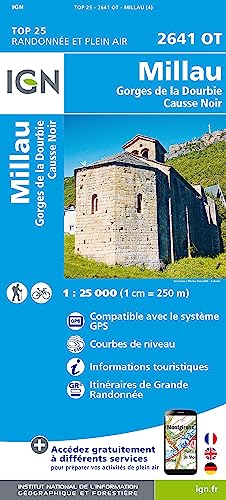 2641OT Millau Gorges de la Dourbie Causse Noir (TOP 25)